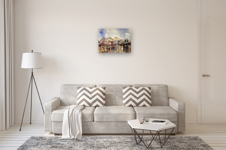 Nomads by Rashid Kulbatyrov |  In Room View of Artwork