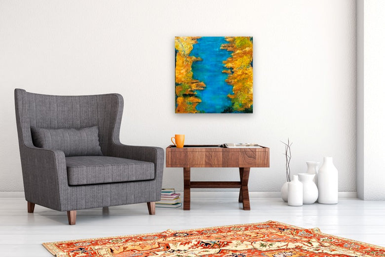 Tributaries by Jodi Dann |  In Room View of Artwork