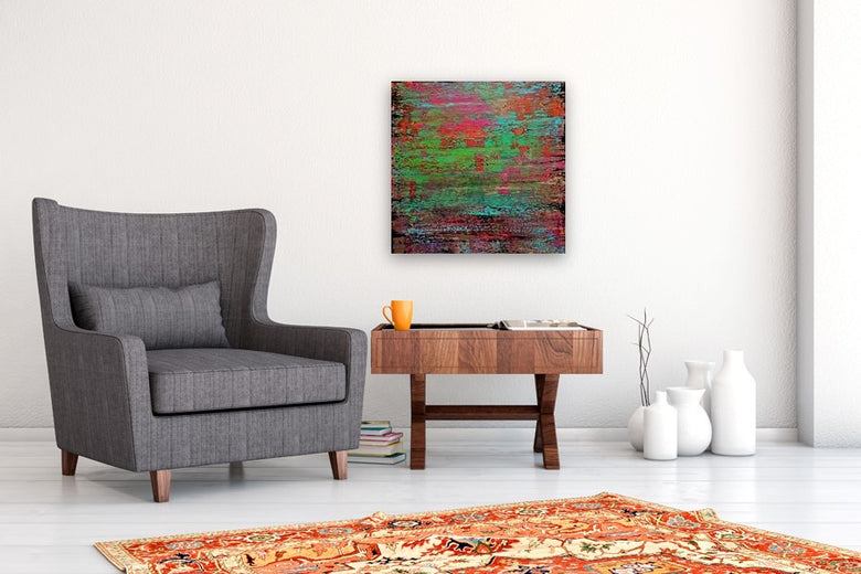 Rushing River by Alicia Dunn |  In Room View of Artwork