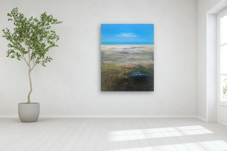 Secluded Beach by George Peebles |  In Room View of Artwork