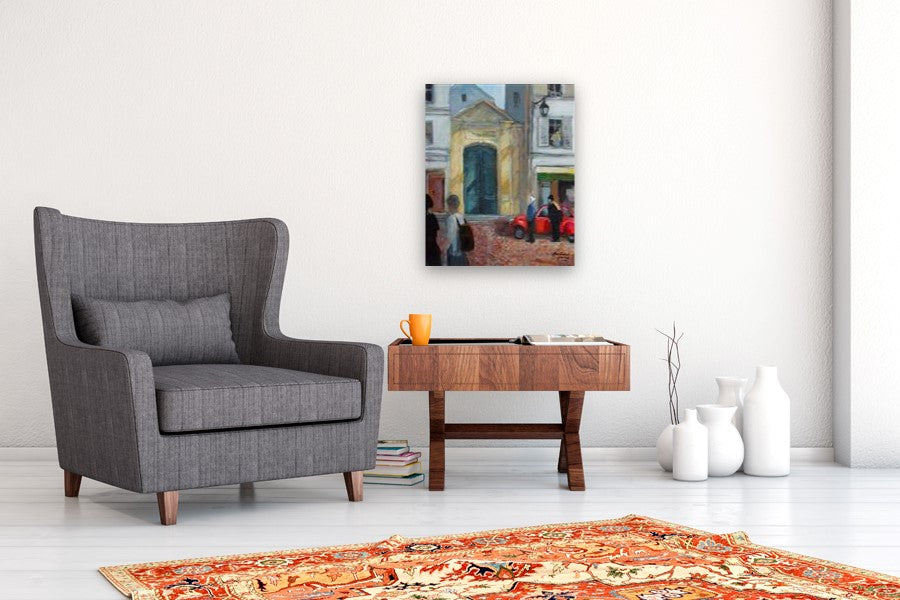 Rue Mouffetard by Bertrand Girard |  In Room View of Artwork