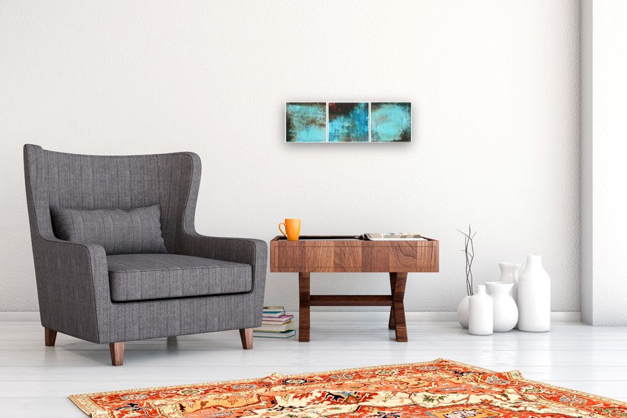 Three Views of the River by Agata Kijanka |  In Room View of Artwork