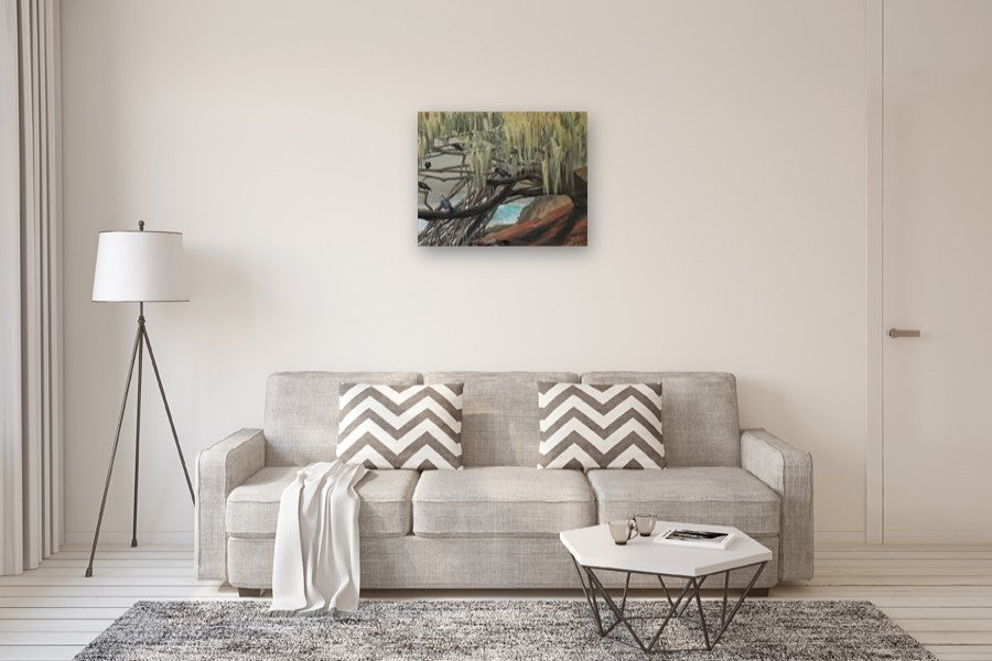 A Conversation by Jesse Aldana |  In Room View of Artwork