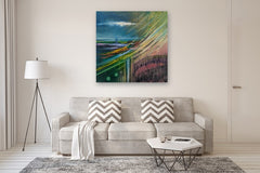 Original art for sale at UGallery.com | Special Day by George Peebles | $5,400 | oil painting | 48' h x 48' w | thumbnail 5