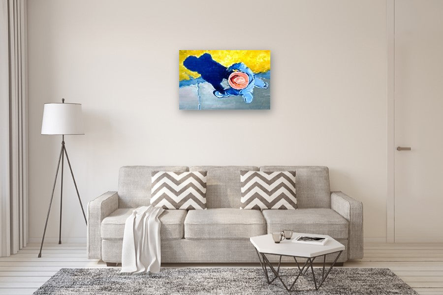 Early Spring Walk in Santa Fe by Warren Keating |  In Room View of Artwork