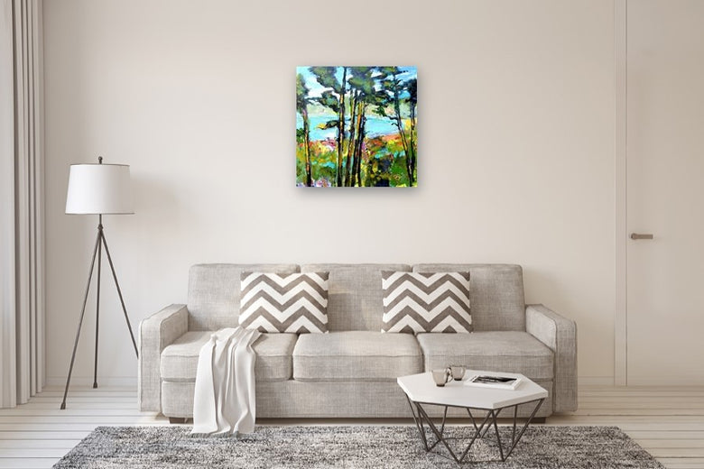 View of Monterey Bay by Kip Decker |  In Room View of Artwork