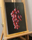 Original art for sale at UGallery.com | Red Grapes on a String by Art Tatin | $375 | oil painting | 10' h x 8' w | thumbnail 2