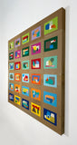 Original art for sale at UGallery.com | Tribute to Trios by Chus Galiano | $1,950 | mixed media artwork | 39.4' h x 39.4' w | thumbnail 2
