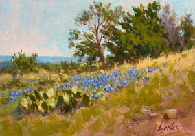 Original art for sale at UGallery.com | Cedar Vista by David Forks | $500 | acrylic painting | 9' h x 12' w