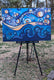 Original art for sale at UGallery.com | Mystical Twilight by Diana Elena Chelaru | $1,600 | acrylic painting | 24' h x 36' w | thumbnail 3