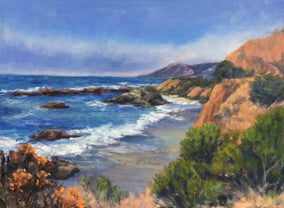 Original art for sale at UGallery.com | Ocean No. 6 by Elizabeth Garat | $1,300 | oil painting | 18' h x 24' w
