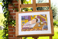 Original art for sale at UGallery.com | Intimacy by Javier Ortas | $1,200 | watercolor painting | 14' h x 19.5' w | thumbnail 4