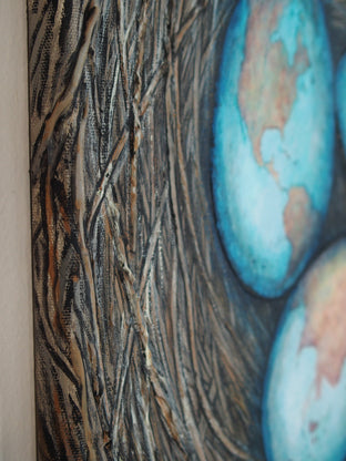 Worldview by Jennifer Ross |  Side View of Artwork 