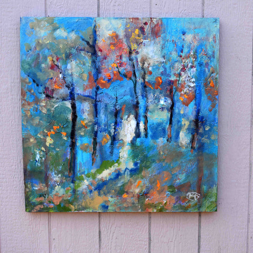 Forest Trail by Kip Decker |  Context View of Artwork