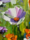 Original art for sale at UGallery.com | Blissful Garden Dream by Lisa Elley | $425 | oil painting | 16' h x 12' w | thumbnail 4