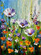Original art for sale at UGallery.com | Blissful Garden Dream by Lisa Elley | $425 | oil painting | 16' h x 12' w | thumbnail 1
