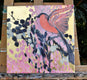 Original art for sale at UGallery.com | Nestled in Pink by Mary Pratt | $600 | oil painting | 12' h x 12' w | thumbnail 3