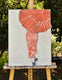 Original art for sale at UGallery.com | Only Red by Mary Pratt | $1,050 | oil painting | 24' h x 18' w | thumbnail 3