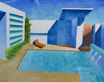 oil painting by Mitchell Freifeld titled Place in the Sun
