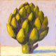 Original art for sale at UGallery.com | Artichoke 1 by Pat Doherty | $225 | oil painting | 6' h x 6' w | thumbnail 1