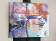 Original art for sale at UGallery.com | Lilac Winter. by Stanislav Sidorov | $1,600 | oil painting | 24' h x 30' w | thumbnail 3