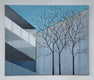 Original art for sale at UGallery.com | Exterior Space#2 by Zeynep Genc | $1,050 | acrylic painting | 20' h x 24' w | thumbnail 3