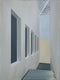 Original art for sale at UGallery.com | Interior Space#1 Windows by Zeynep Genc | $1,000 | acrylic painting | 24' h x 18' w | thumbnail 1