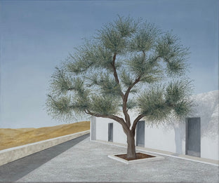 Olive Tree and House by Zeynep Genc |  Artwork Main Image 