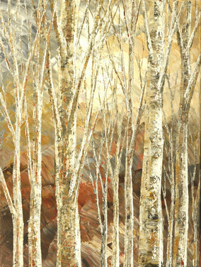 Original art for sale at UGallery.com | Hazelnut Trail by Tatiana Iliina | $750 | acrylic painting | 24' h x 18' w