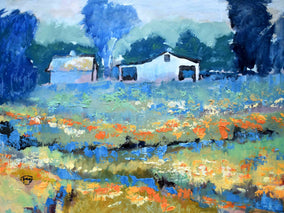 Original art for sale at UGallery.com | Near Half Moon Bay by Kip Decker | $2,575 | acrylic painting | 30' h x 40' w