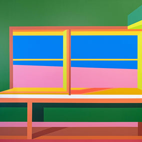 Original art for sale at UGallery.com | Window11 by Wenjie Jin | $4,700 | acrylic painting | 60' h x 60' w