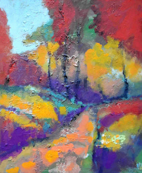 Original art for sale at UGallery.com | Reaching the Top by Kip Decker | $1,050 | acrylic painting | 24' h x 20' w