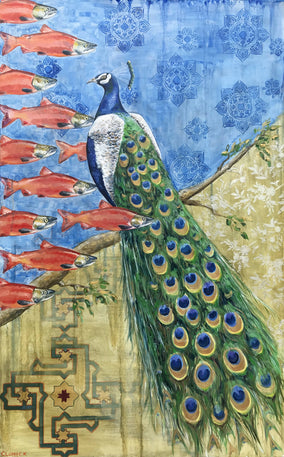 Original art for sale at UGallery.com | Becoming by Alana Clumeck | $2,100 | oil painting | 36' h x 30' w