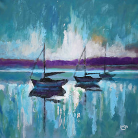 Original art for sale at UGallery.com | Tranquility by Kip Decker | $2,200 | acrylic painting | 30' h x 30' w