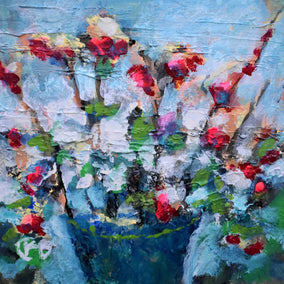 Original art for sale at UGallery.com | Touch of Spring by Kip Decker | $475 | acrylic painting | 12' h x 12' w