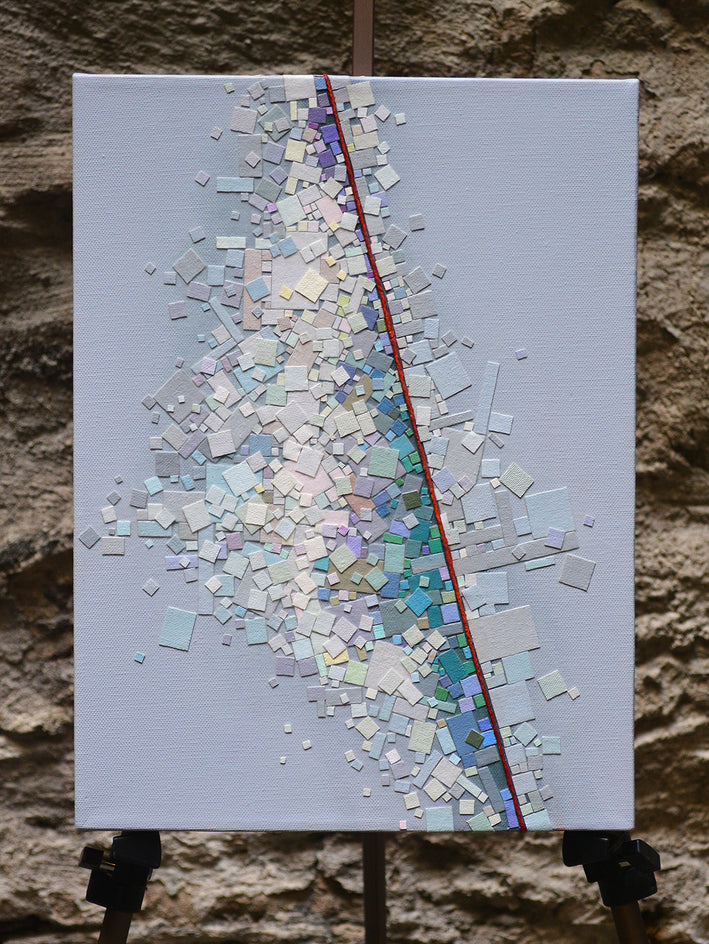Red String 3 by Tomo Mori |  Context View of Artwork