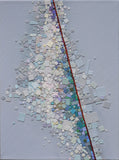 Original art for sale at UGallery.com | Red String 3 by Tomo Mori | $1,275 | mixed media artwork | 16' h x 12' w | thumbnail 1
