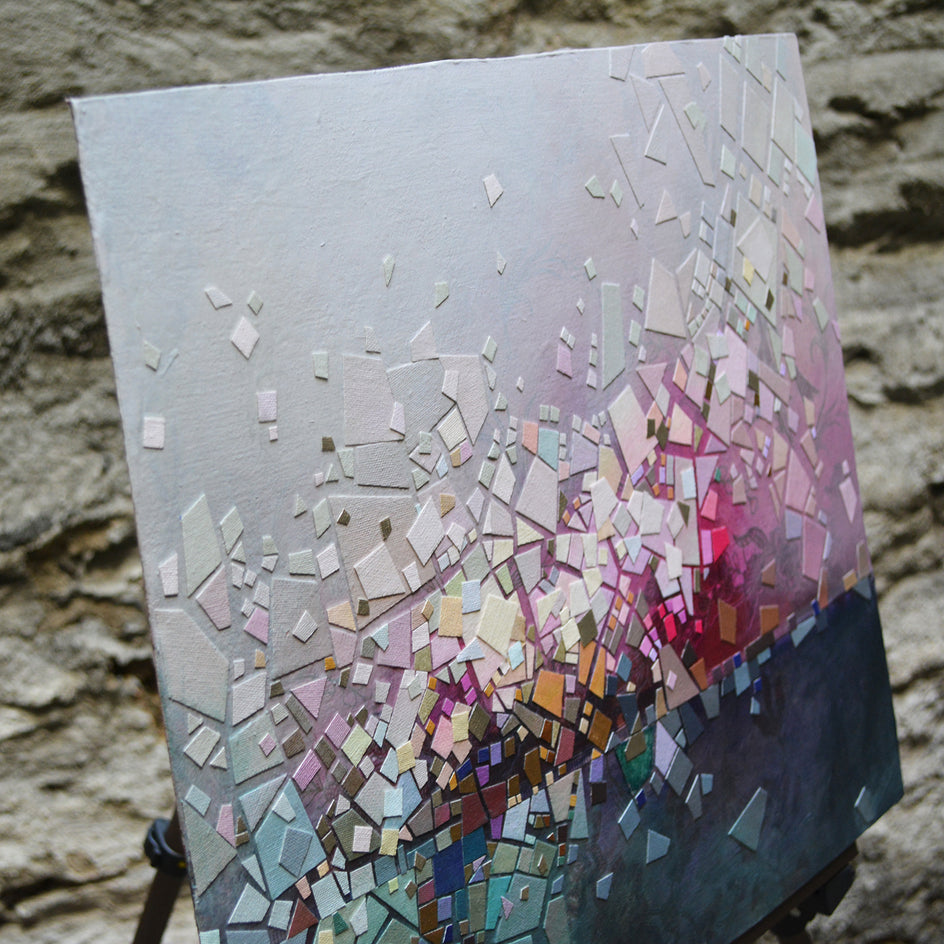 Somewhere 1 by Tomo Mori |  Side View of Artwork