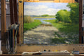 Original art for sale at UGallery.com | Lake Mullet by Kent Sullivan | $1,650 | oil painting | 18' h x 24' w | thumbnail 3