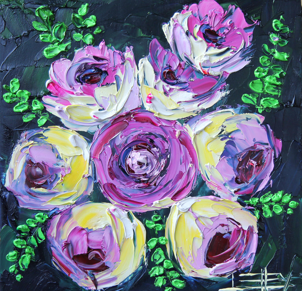 My Favorite Peonies by Lisa Elley |  Artwork Main Image