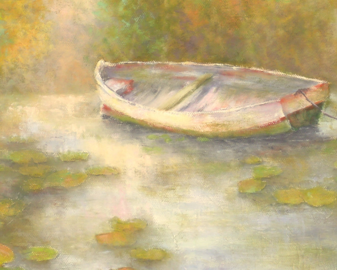 A Peaceful Moment by Gail Greene |  Closeup View of Artwork