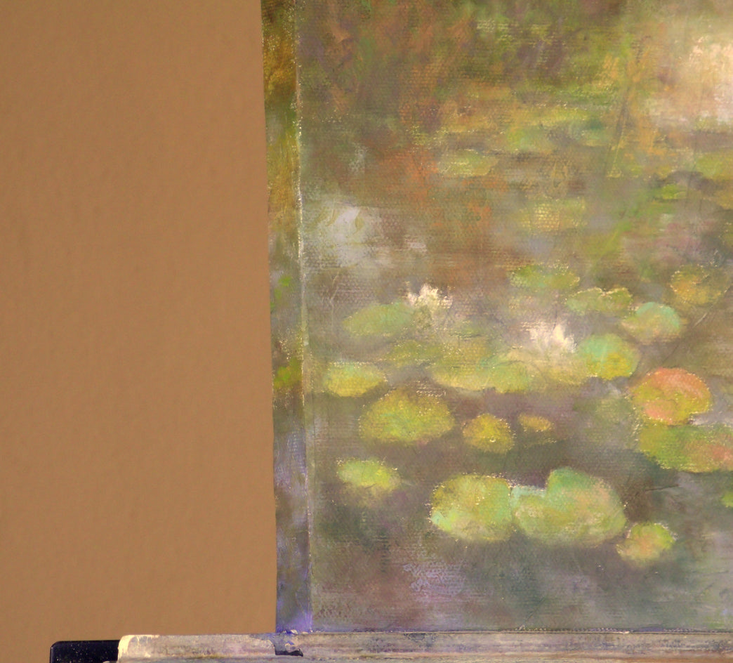 A Peaceful Moment by Gail Greene |  Side View of Artwork