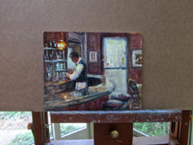 Original art for sale at UGallery.com | A New Day by Faye Vander Veer | $550 | oil painting | 8' h x 10' w | thumbnail 3