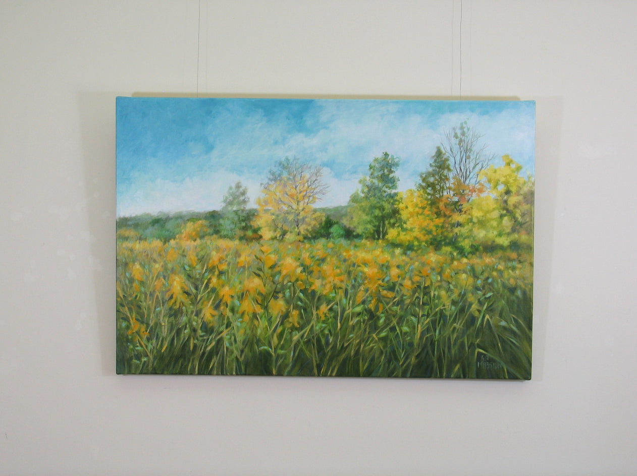 Goldenrod Morning by Suzanne Massion |  Context View of Artwork