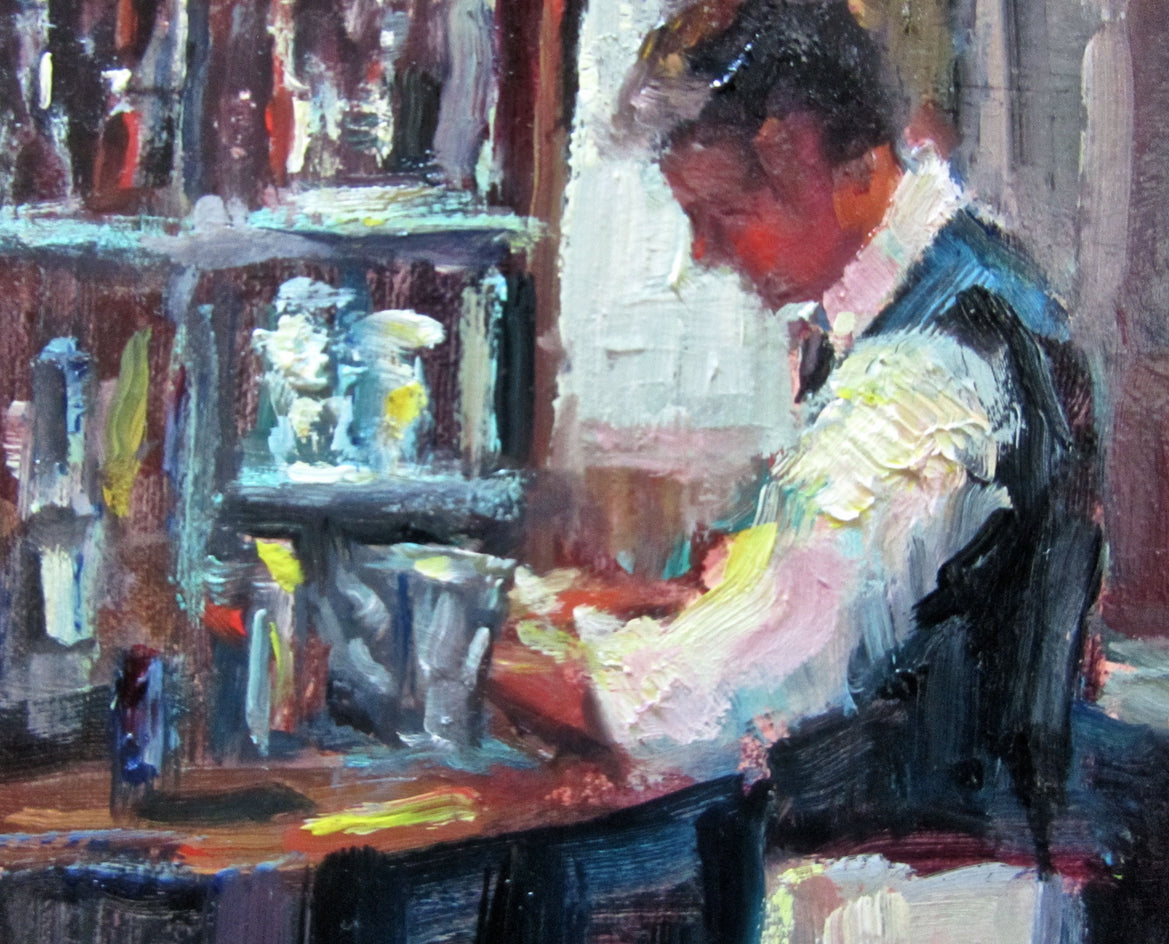 A New Day by Faye Vander Veer |  Closeup View of Artwork