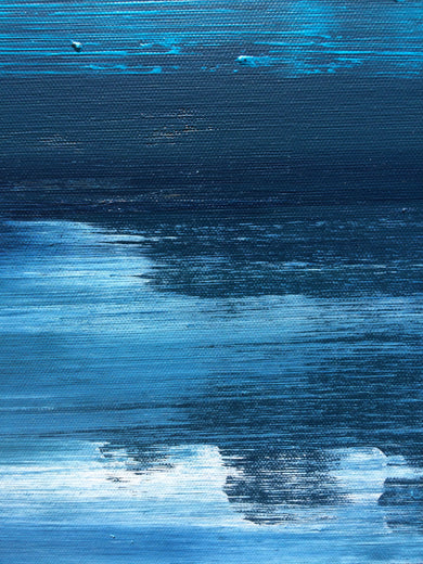 Hold Back the Night by Alicia Dunn |  Side View of Artwork