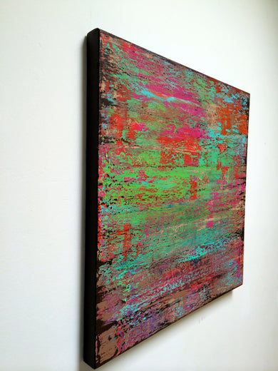 Rushing River by Alicia Dunn |  Side View of Artwork