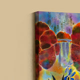 Original art for sale at UGallery.com | Central Park New York, Irises by Yelena Sidorova | $500 | mixed media artwork | 24' h x 12' w | thumbnail 2