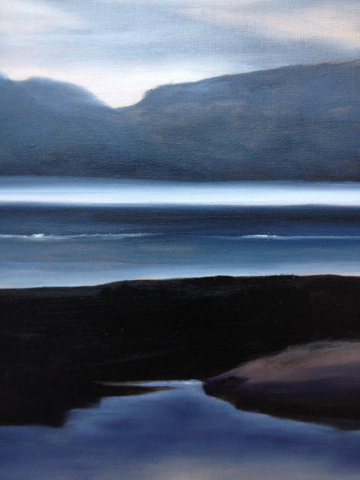 Salton Sea by Mandy Main |  Side View of Artwork