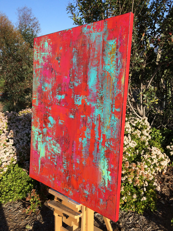 Jazz Funk by Alicia Dunn |  Side View of Artwork